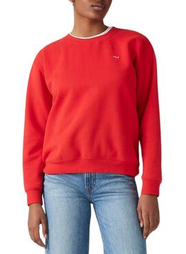 Sweat-shirt Levis Everyday rouge pour femme