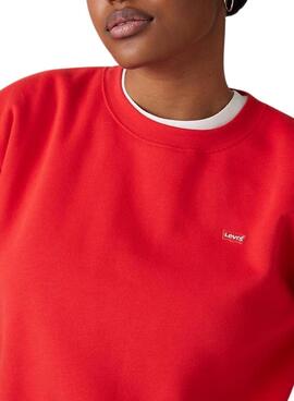 Sweat-shirt Levis Everyday rouge pour femme