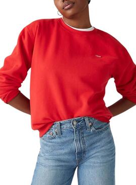 Sweat-shirt Levis Everyday rouge pour femme