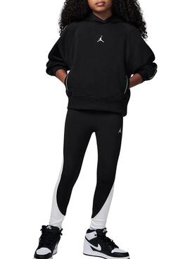 Sweat à capuche Jordan Dri-FIT Sport noir pour fille