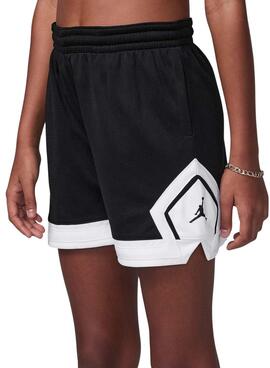 Bermudes Jordan Dri-FIT MJ Diamond noir pour fille et garçon