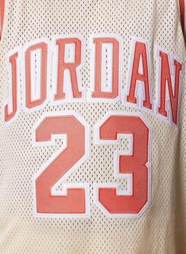 T-shirt Jordan Michael Jordan beige pour fille et garçon