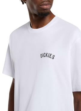 T-shirt Dickies Snake blanc pour homme