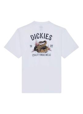 T-shirt Dickies Snake blanc pour homme