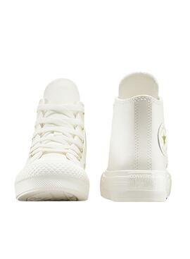 Chaussures Converse Chuck Taylor All Star EVA Lift en cuir blanc pour femme