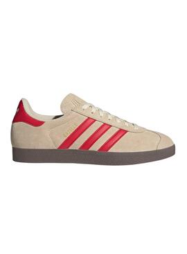 Chaussures Adidas Gazelle beige pour hommes