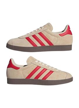 Chaussures Adidas Gazelle beige pour hommes