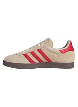 Chaussures Adidas Gazelle beige pour hommes