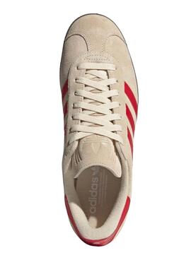 Chaussures Adidas Gazelle beige pour hommes