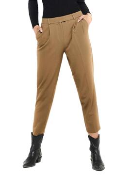 Pantalon Only Evila Tostado pour Femme