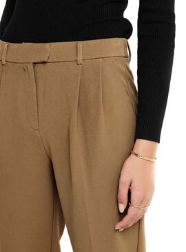 Pantalon Only Evila Tostado pour Femme