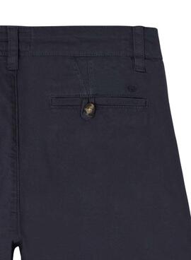 Pantalon chinois Silbon Sport bleu marine pour homme