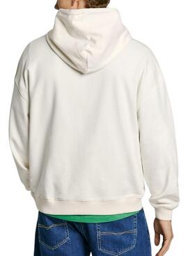 Sweat Pepe Jeans Talbot blanc pour homme