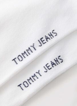 Ensemble de chaussettes Tommy Jeans Uni Faded Rugby multicolores pour homme et femme.