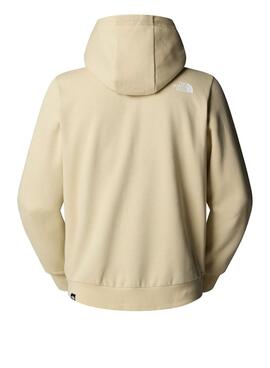 Sweat à capuche beige pour homme The North Face Easy Hoodie