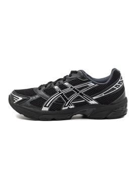 Chaussures Asics GEL-1130 noir et argent pour homme