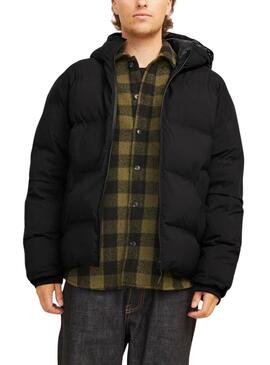 Veste matelassée Jack and Jones Payne noire pour homme.