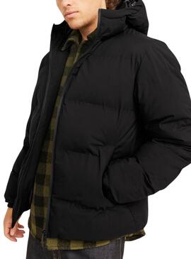 Veste matelassée Jack and Jones Payne noire pour homme.