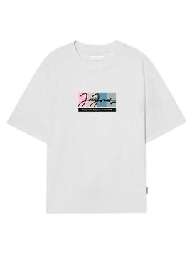T-shirt Jack and Jones Portland blanc pour homme