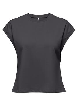 T-shirt Only Ellie anthracite pour femme