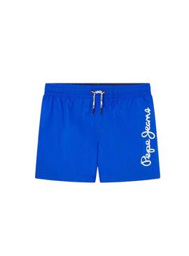 Maillot de bain Pepe Jeans Logo bleu pour garçon