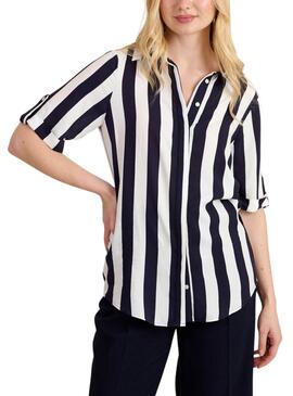 Chemise Naf Naf Popey marine pour femme