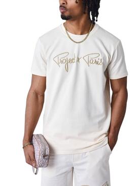 T-shirt Project x Paris Logo crème pour homme