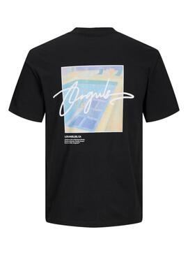 T-shirt Jack and Jones Raruba noir pour homme