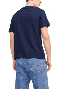 T-shirt Jack and Jones Summer bleue pour homme