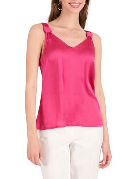T-shirt Naf Naf Sofia rose pour femme