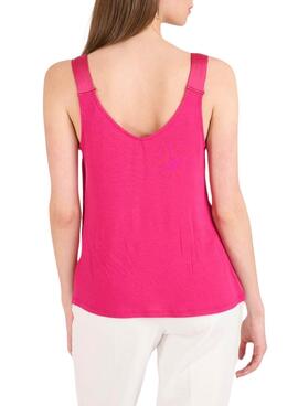 T-shirt Naf Naf Sofia rose pour femme