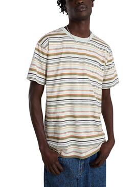 T-shirt Vans Cullen à rayures multicolores pour homme