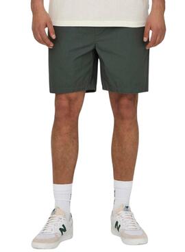 Bermuda Only & Sons Stel Life vert pour homme
