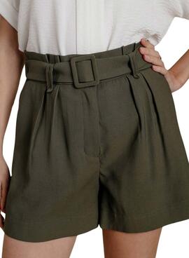 Short Naf Naf Edori vert pour femme