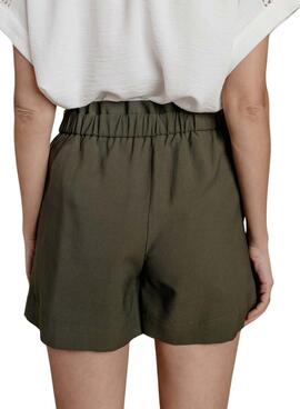 Short Naf Naf Edori vert pour femme