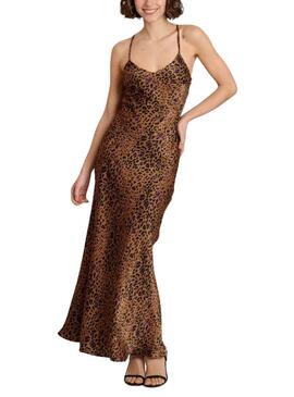 Robe Naf Naf imprimée léopard pour femme