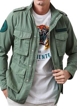 Chemise surplis Altonadock technique verte pour homme