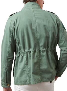 Chemise surplis Altonadock technique verte pour homme