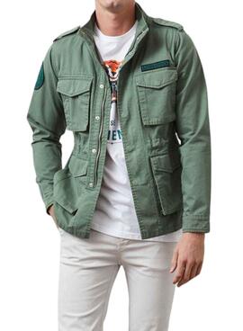 Chemise surplis Altonadock technique verte pour homme