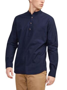 Chemise Jack and Jones Été Marine Pour Homme