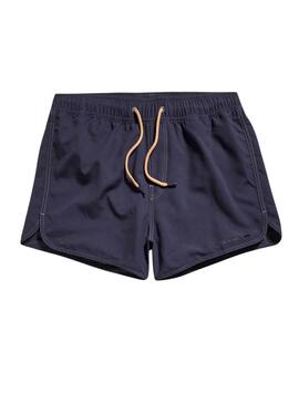 Maillot de bain G-Star Carnic Solid Bleu Basique pour Homme