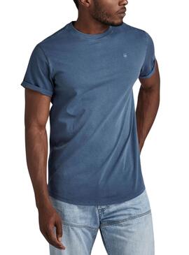 T-shirt G-Star Bleue Compact pour Homme