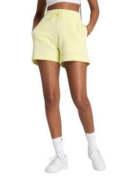 Short New Balance Density Jaune pour Femme