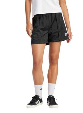 Veste courte Adidas Firebird noire pour femme.