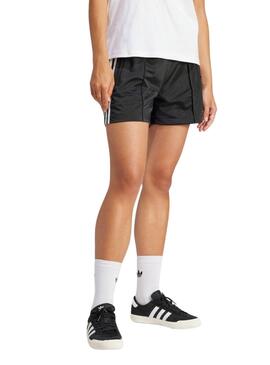 Veste courte Adidas Firebird noire pour femme.