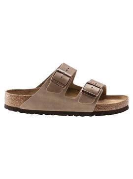 Sandales Birkenstock Arizona huilées toastées pour femmes
