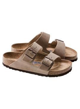 Sandales Birkenstock Arizona huilées toastées pour femmes