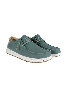 Chaussures Walkin Pitas Wallabi Nias vertes pour hommes