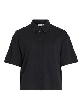 Chemise Vila Vicarmena noire pour femme