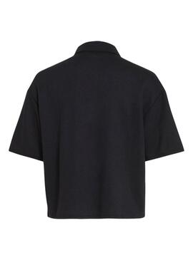 Chemise Vila Vicarmena noire pour femme